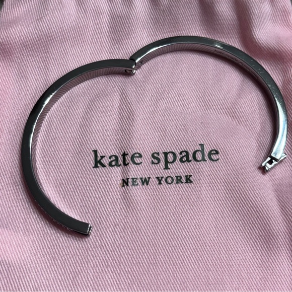 kate spade Silver Ring It Up Pave Bangle - Picture 7 of 7